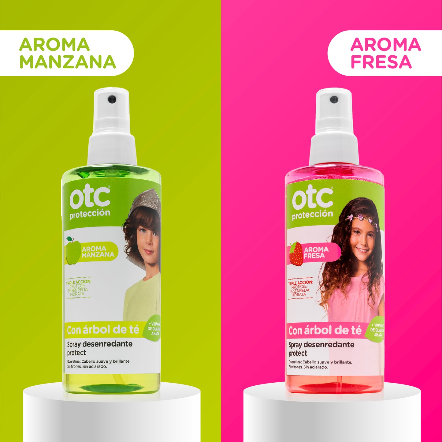 Spray Desenredante Manzana - OTC Protect - Protege, Desenreda, Hidrata - 250ml