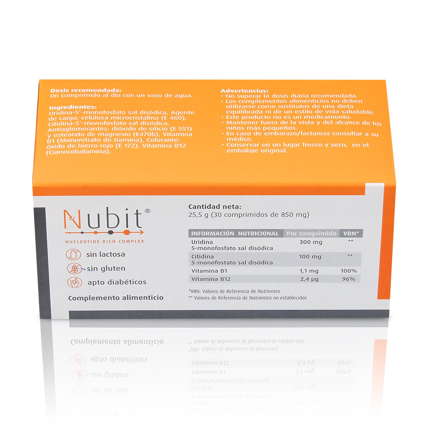 Nubit - Contribuye al normal funcionamiento del sistema nervioso 30 comp.