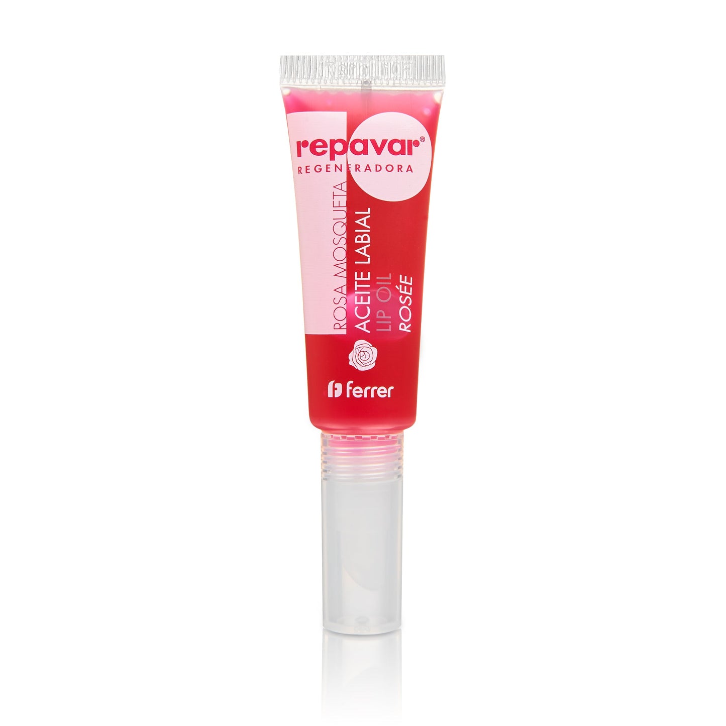 Regeneradora Lip Oil Aceite Labial con Rosa Mosqueta tono rosée - Nutre y Regenera, efecto gloss