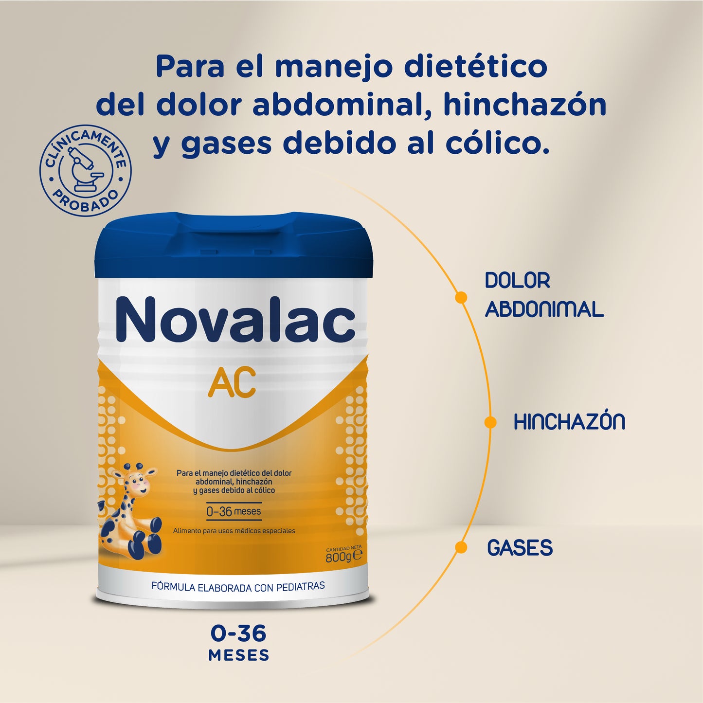 Novalac AC Cólicos 0-36 meses, 800g