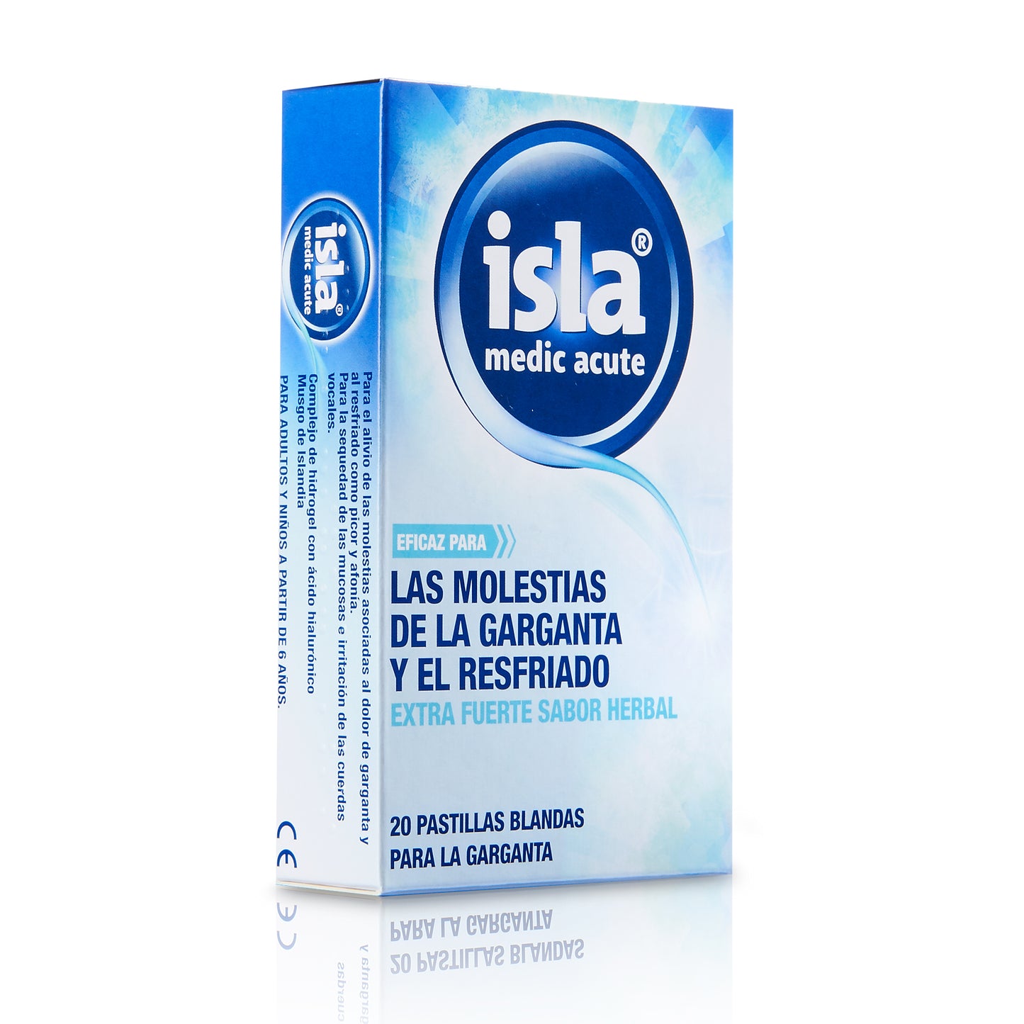 Isla Medic Acute Herbal, Alívia el dolor de garganta, 20 pastillas