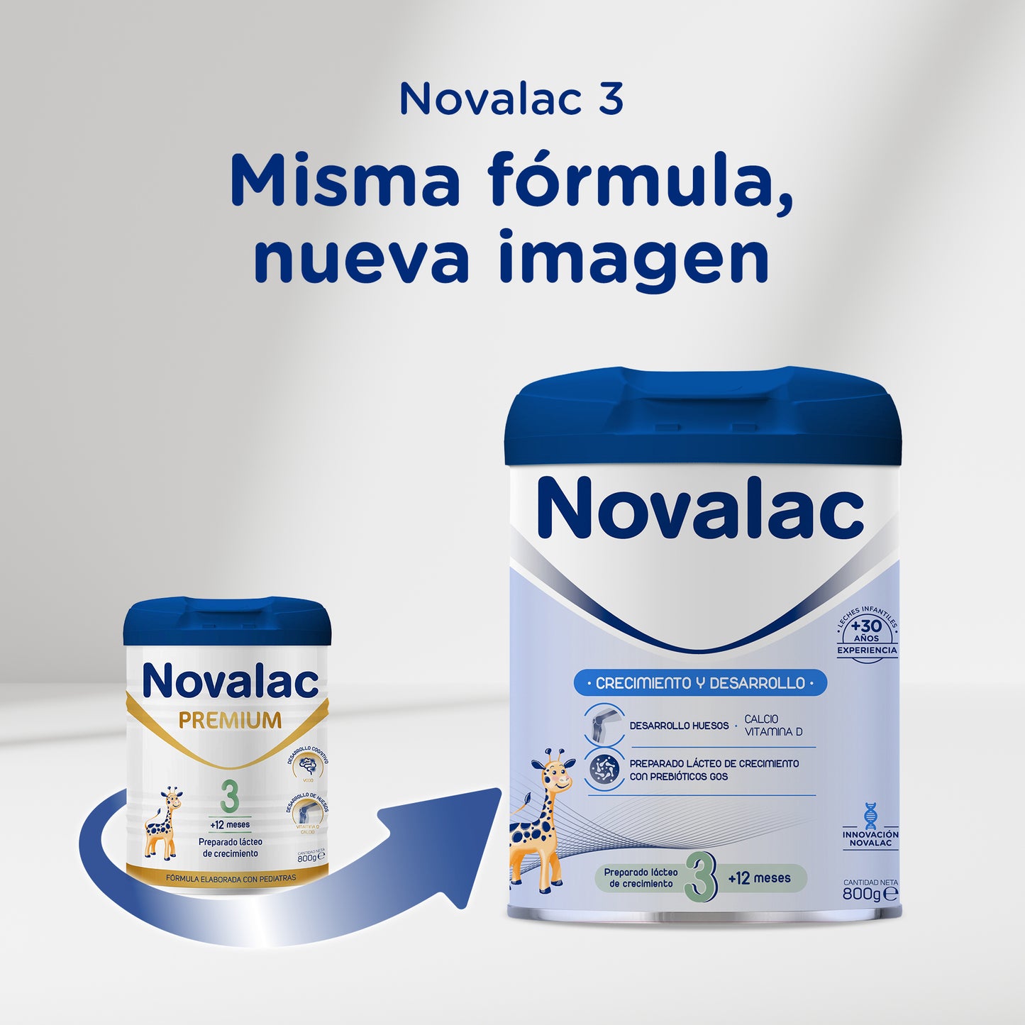 Novalac 3 Leche de Crecimiento 1-3 Años - 800g