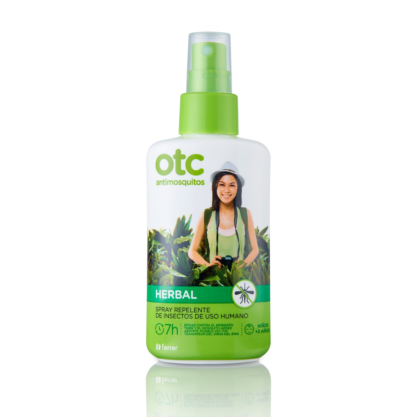 Spray Repelente de Insectos 7h - OTC Antimosquitos Herbal - 100ml
