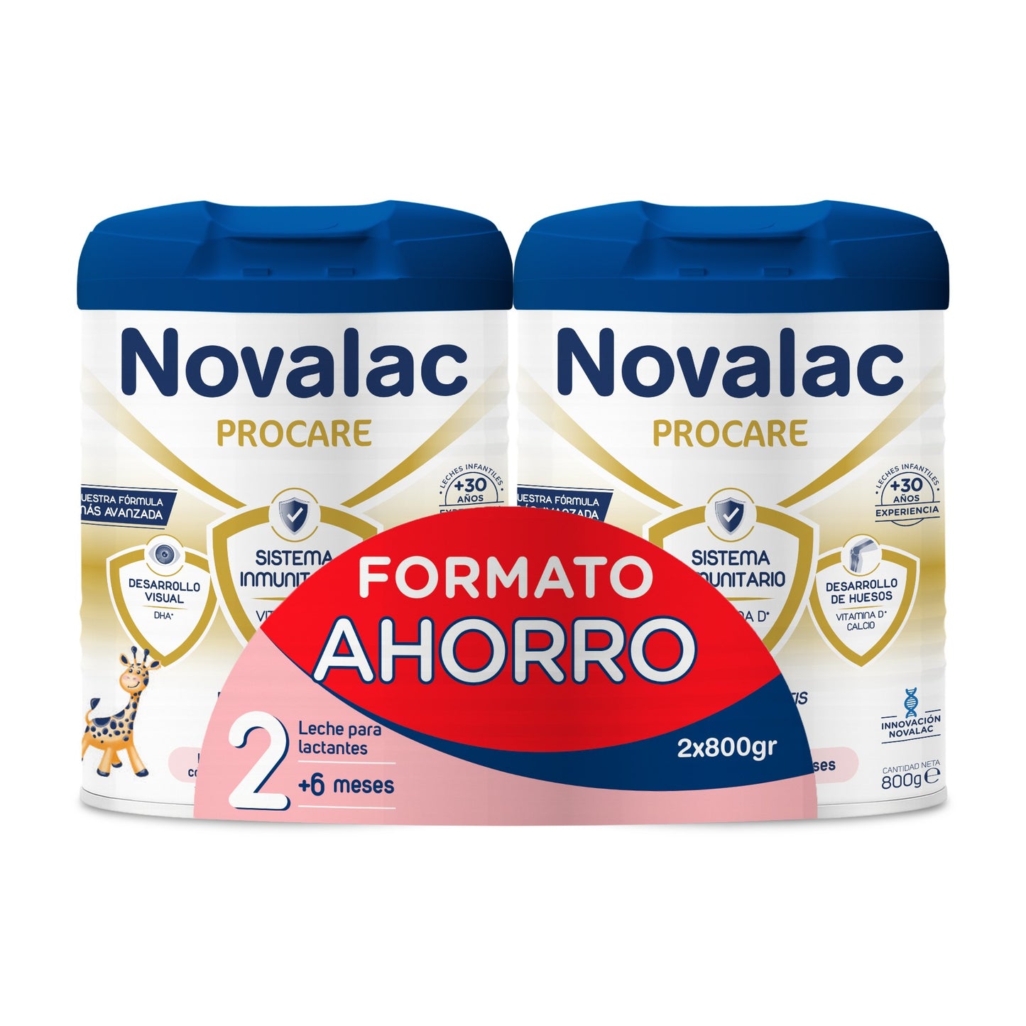 Novalac Procare 2 Leche De Continuación Pack Ahorro 2 x 800g