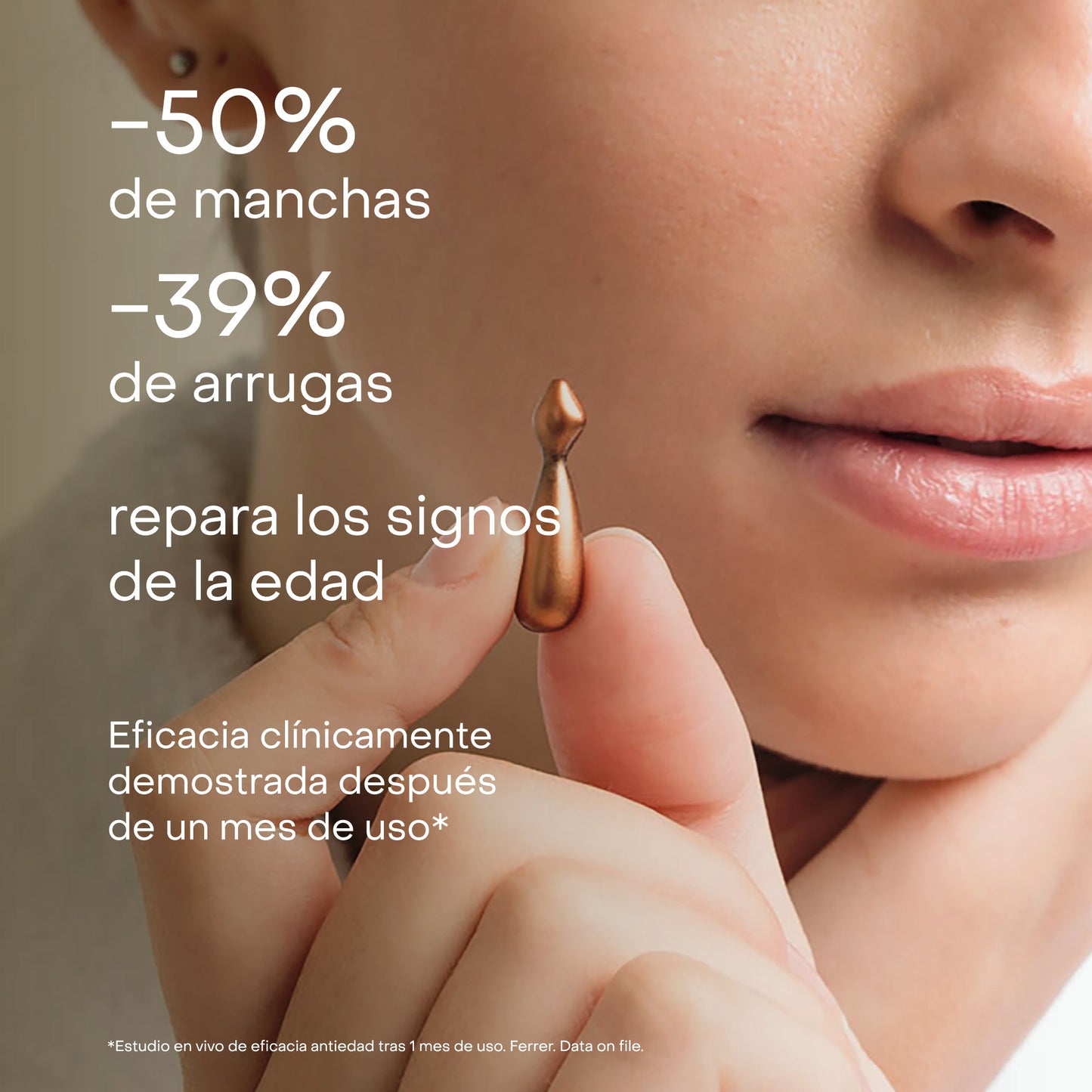 Cápsulas Faciales Intensivas Monoderma: Tratamiento Luminosidad, despigmentante y Antiarrugas intensivo