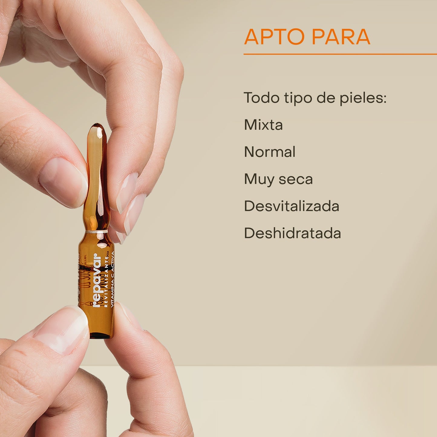 Revitalizante ampollas Vitamina C Activa - Prevención diaria antiedad, de signos de fatiga y aporta luminosidad