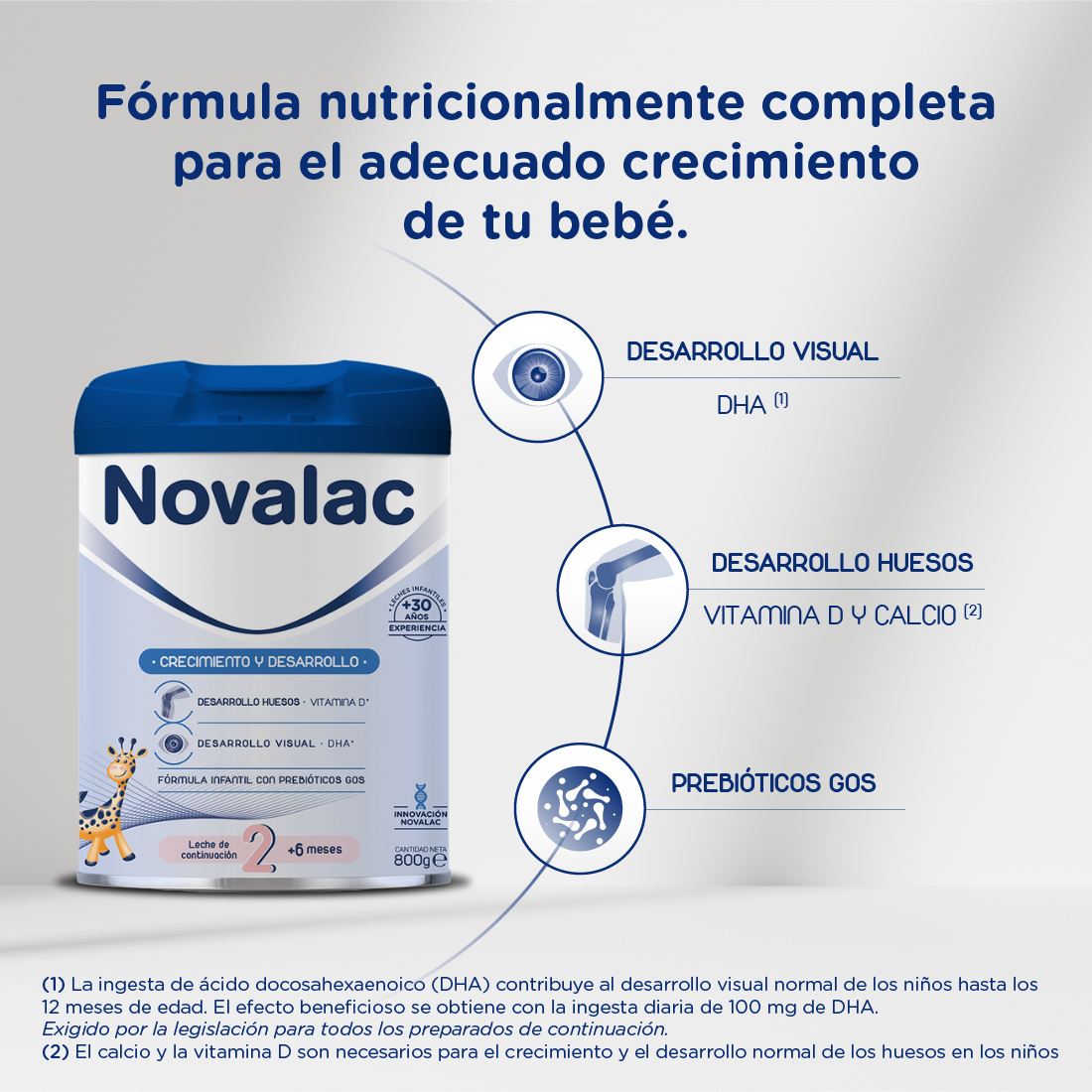 Novalac 2 Leche de Continuación 6-12 Meses - 800g