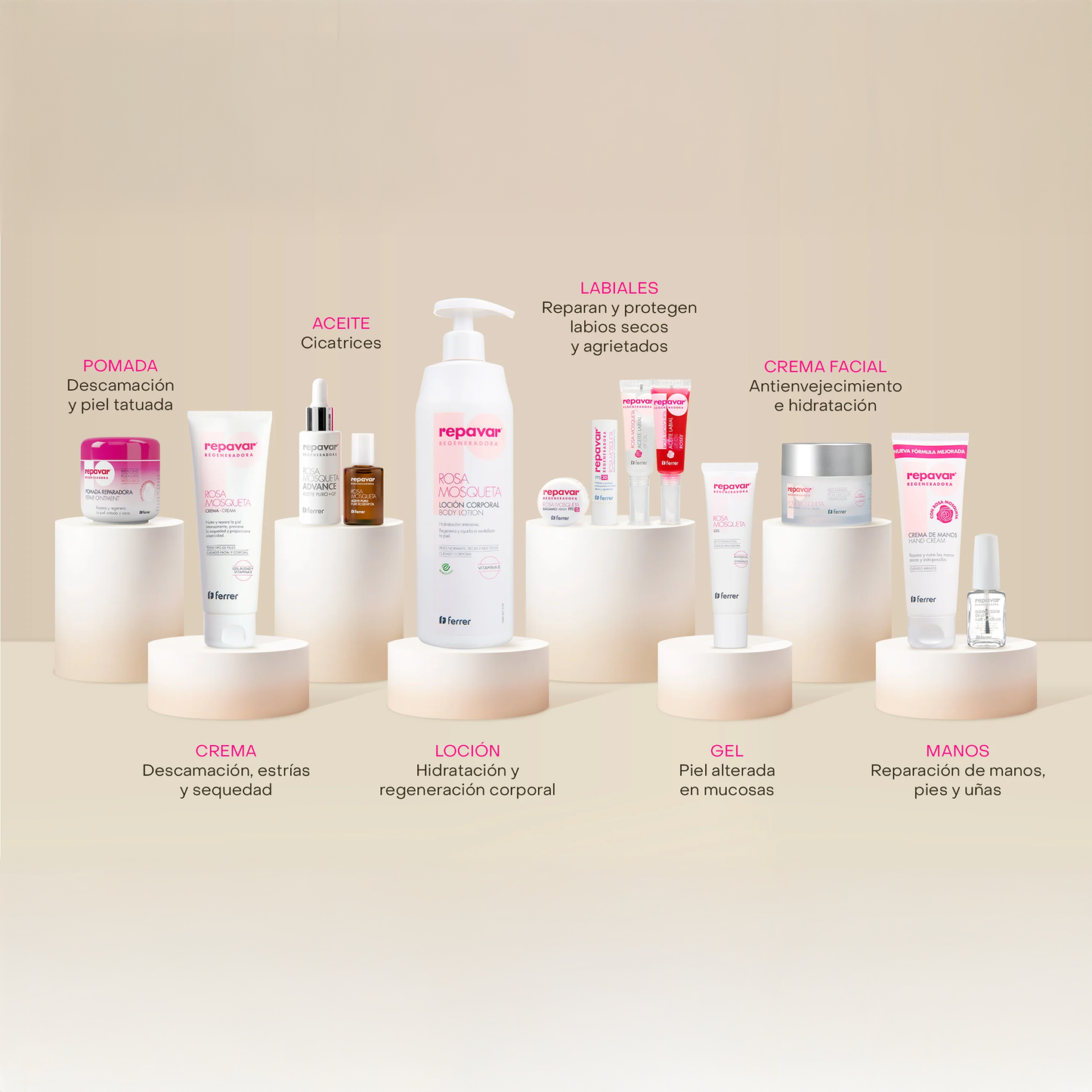 Regeneradora Stick Labial con Rosa Mosqueta - Hidrata, Protege y Calma labios resecos