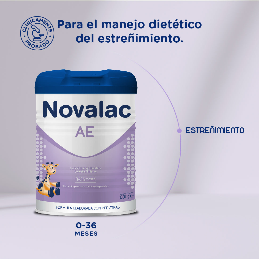 Novalac AE Antiestreñimiento 0-36 Meses, 800g