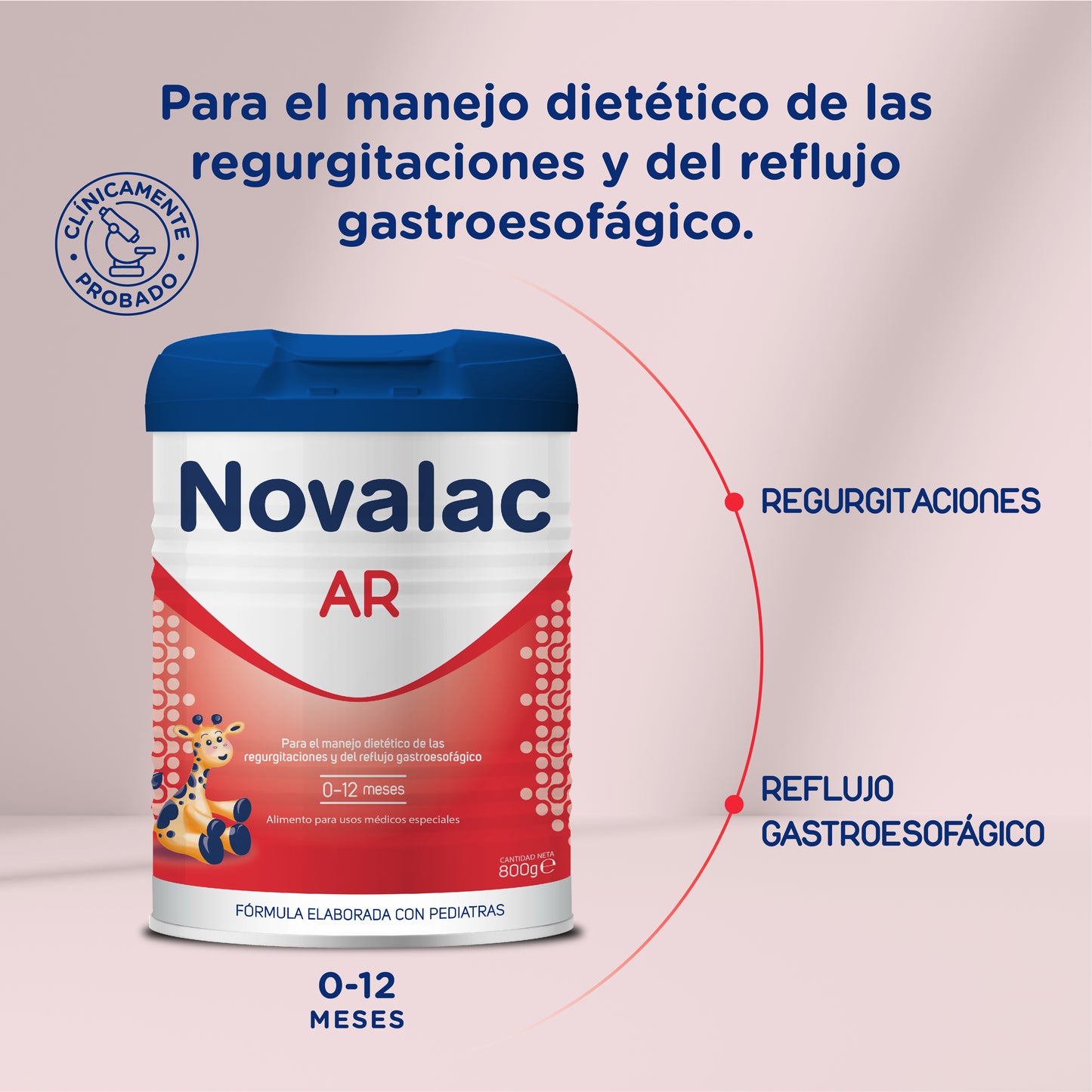 Novalac AR Antiregurgitaciones y antireflujo 0- 12 meses - 800 gr.