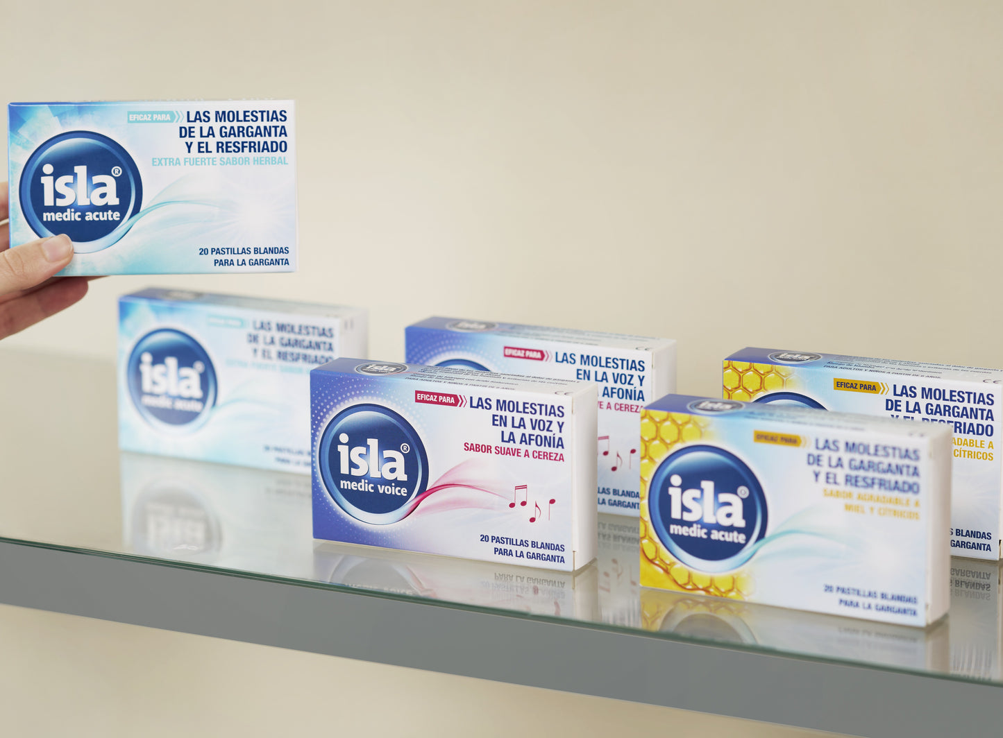 Isla Medic Acute Herbal, Alívia el dolor de garganta, 20 pastillas